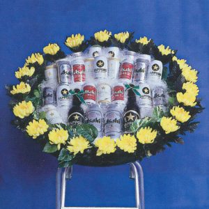 ビール花輪